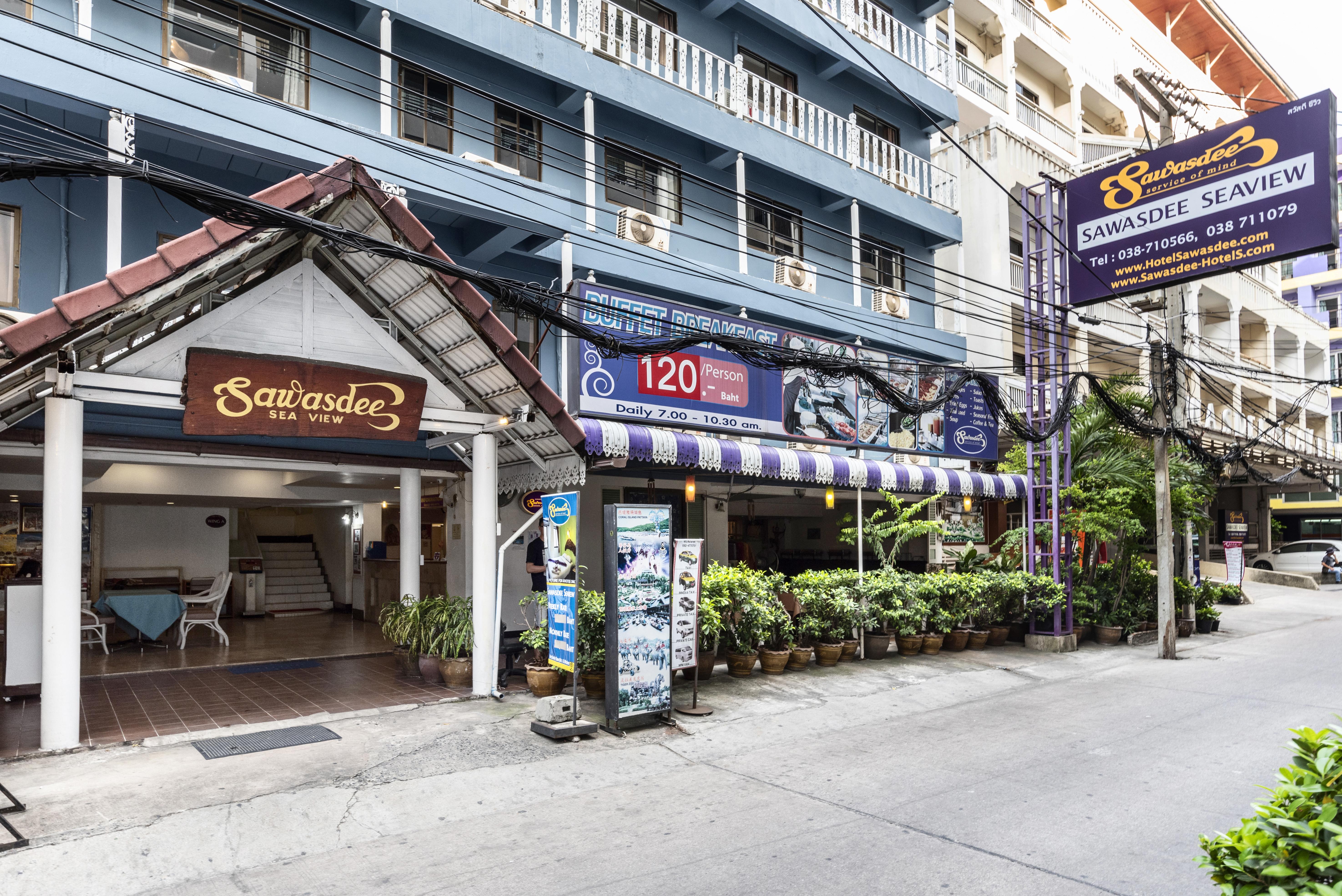 Sawasdee Sea View Hotell Pattaya Eksteriør bilde