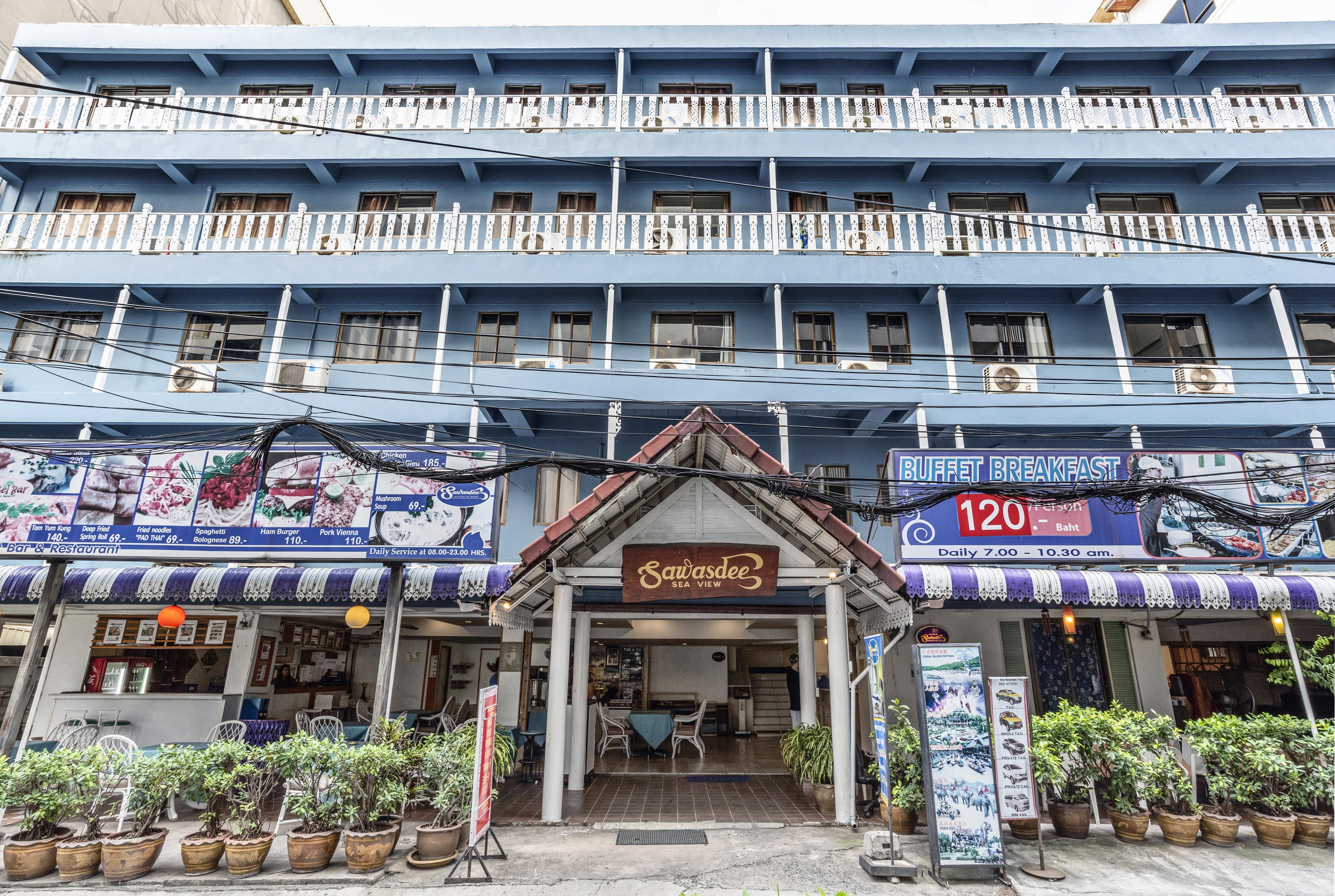 Sawasdee Sea View Hotell Pattaya Eksteriør bilde